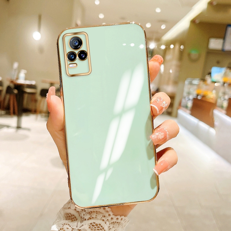 vivoV21e手机壳硅胶防摔直边