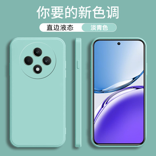 适用opporeno12f手机壳5g国际版OPPO Reno12F 5G海外版魔方液态硅胶保护套CPH2637直边硅胶男女液态防摔软壳