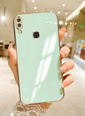 适用于vivo Y11 (2019)手机壳VIVOY11防摔软壳vivoy11国际版保护套VIVOY112019硅胶全包电镀网红情侣纯色外壳