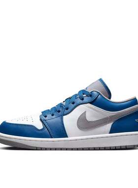 【定制球鞋】Air Jordan 1   板鞋 蓝色沙漠 553558-412