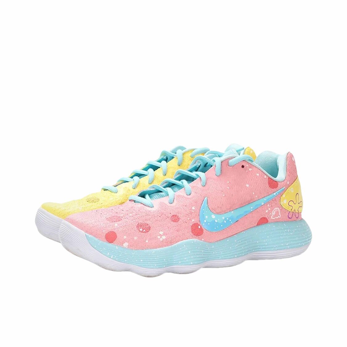 【定制球鞋】Nike Hyperdunk 2017 篮球鞋 鸳鸯/黄/粉HJ3486-414