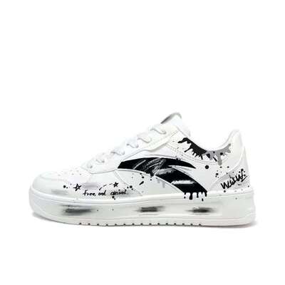 【定制球鞋】 安踏  板鞋  自由墨舞 912518001Q-2