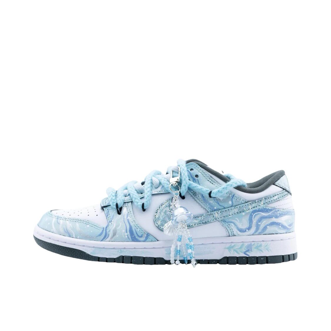 【定制球鞋】 Nike Dunk 板鞋   夏日蓝风铃 DV0833-111