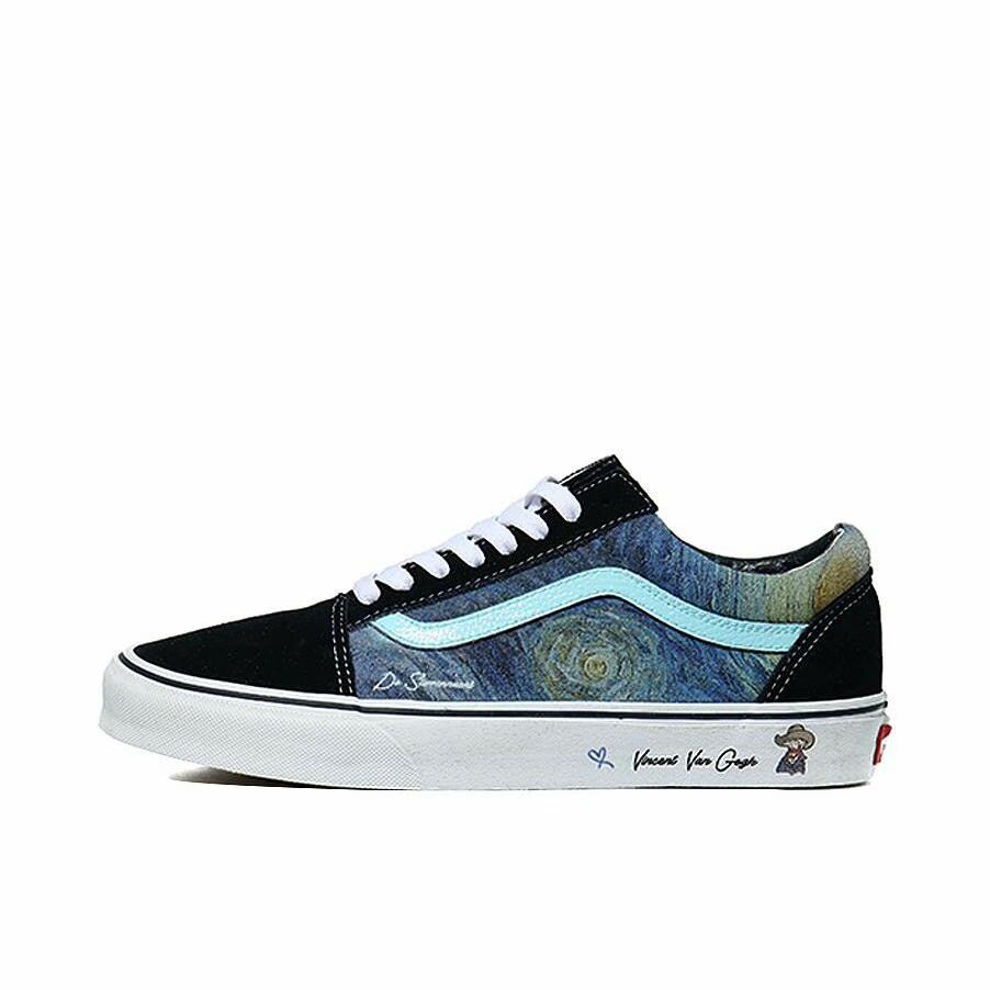 【定制球鞋】 Vans/范斯 Old Skool 板鞋 星空 VN000D3HNVY