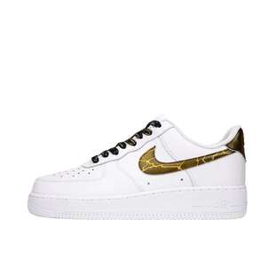 Air Force CW2288 Nike 黑金爆裂纹单钩 111 定制球鞋