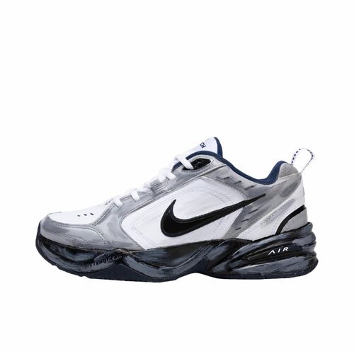 【定制球鞋】 Nike Air Monarch 4 运动休闲鞋   快银 415445-102