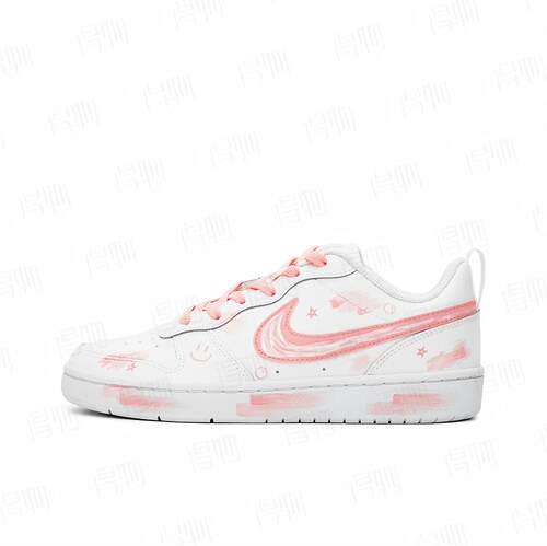 【定制球鞋】Nike Court Borough  少女画板 BQ5448-100