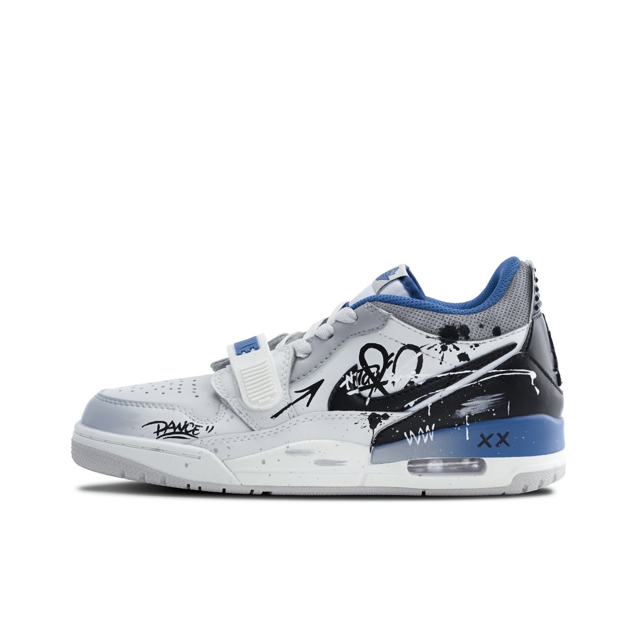 【定制球鞋】Jordan Legacy 312 捣蛋涂鸦 渐变 蓝灰 HJ3480-140