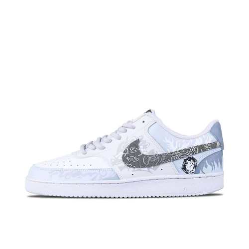 【定制球鞋】Nike Court Vision 白焰龙纹 DH2987-101