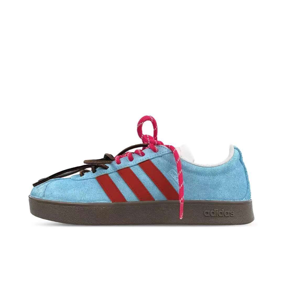 【定制球鞋】adidas neo Vl Court 红蓝双鞋带 HQ1802