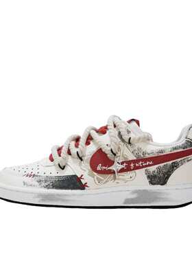 【定制球鞋】Nike Court Vision 1  赤芒绘 DM1187-101