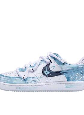 【定制球鞋】 Nike Court Vision 1 板鞋   星穹  DH2987-110