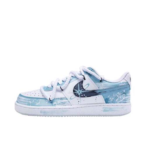 【定制球鞋】 Nike Court Vision 1 板鞋   星穹  DH2987-110
