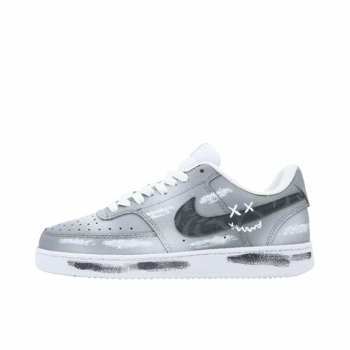 【定制球鞋】Nike Court Vision 1  板鞋 荆棘云雾  DH2987-101