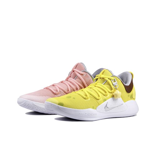 【定制球鞋】 Nike Hyperdunk 海绵海星 鸳鸯 白黄粉  AR0465-100