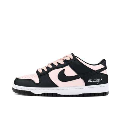 【定制球鞋】 Nike Dunk 板鞋 黑粉拿铁2.0  DD1391-100