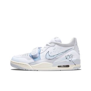 Legacy 312 HJ9199 定制球鞋 111 灰蓝 Jordan 涂鸦 爱心轨迹