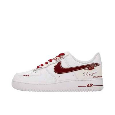 【定制球鞋】Nike Air Force 1 板鞋   纸短情长 CW2288-111