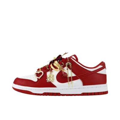 【定制球鞋】 Nike Dunk 板鞋  新婚大禧 DD1873-116