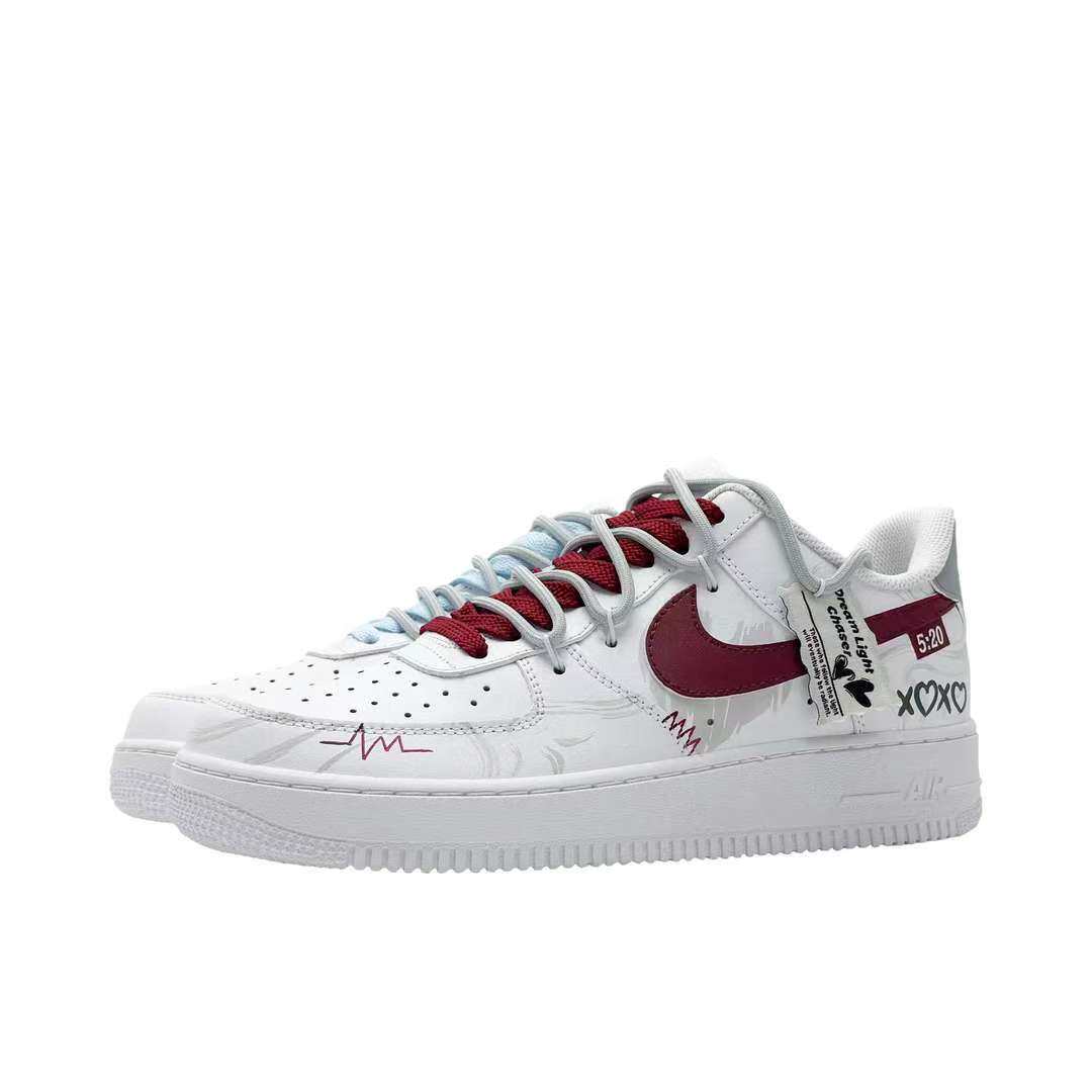 【定制球鞋】Nike Air Force 1 鸳鸯/红蓝比翼 CW2288-111
