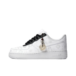 黑白CW2288 111 Force 新中式 Air Nike 定制球鞋 07黑丝绸