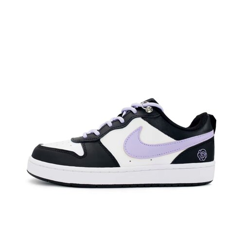 【定制球鞋】Nike Court Borough 2 紫藤花语 黑紫 BQ5448-115