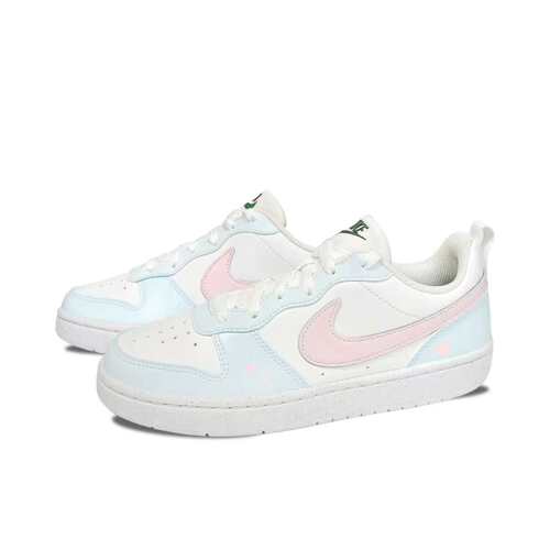 【定制球鞋】 Nike Court Borough 板鞋  海盐蔷薇 DV5456-133