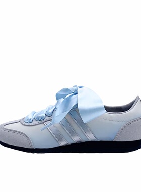【定制球鞋 】 adidas VS JOG 2.0 运动休闲鞋   浅蓝绮梦JR4653