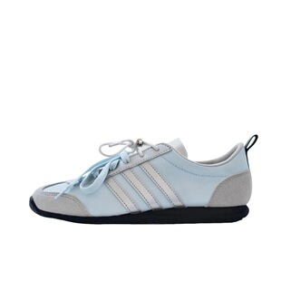 【定制球鞋 】 adidas VS JOG 2.0 运动休闲鞋  芭蕾/浅蓝 JR4653