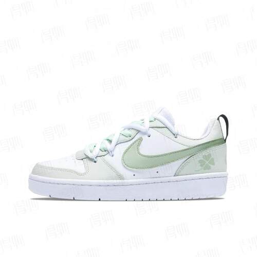 【定制球鞋】Nike Court Borough 四叶草 BQ5448-100