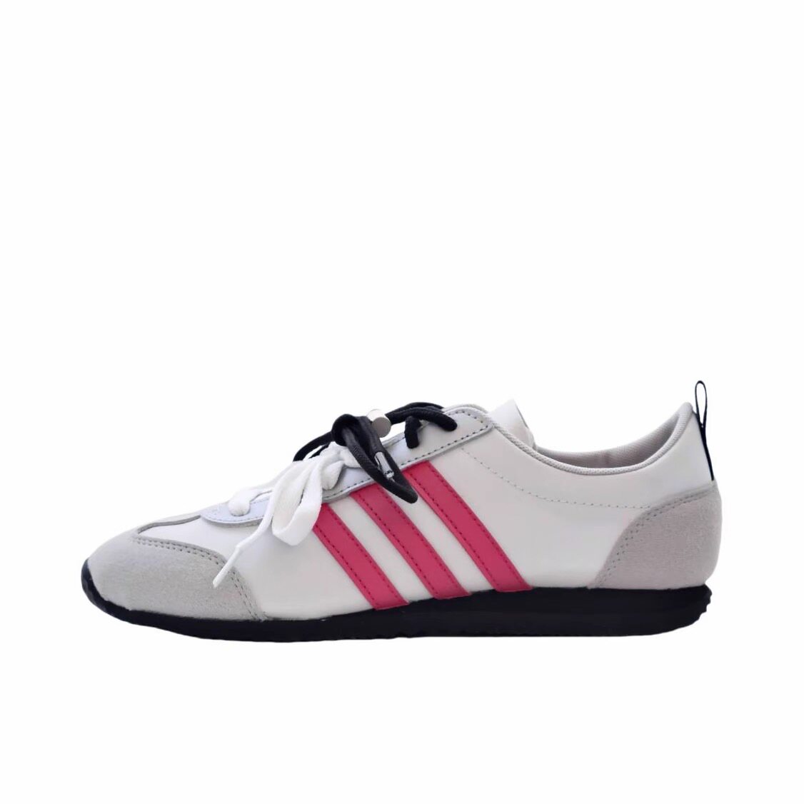 【定制球鞋 】 adidas VS JOG 2.0 运动休闲鞋   银粉少女 JR4653