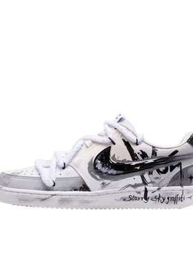 【定制球鞋】Nike Court Vision 春庭雪   CD5463-101