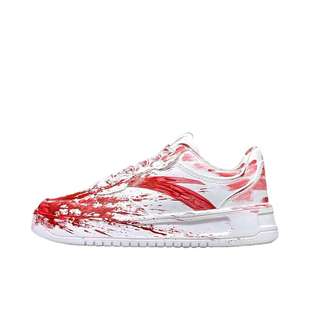 912518001Q 泼墨红 安踏 定制球鞋