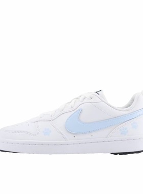 【定制球鞋】Nike Court Borough 猫爪 蓝色 Nike