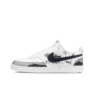 【定制球鞋】Nike Court Vision 染山晕水 手绘 白色 DH2987-101