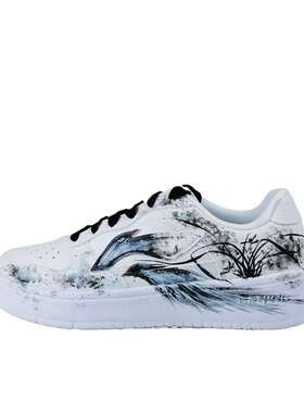 【定制球鞋】LiNing李宁 浮舟  水墨兰影 AGCS419-1