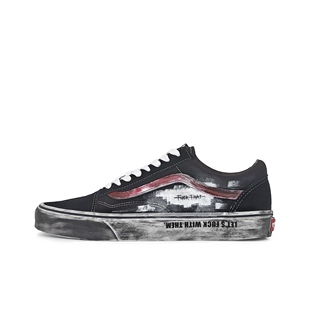 【定制球鞋】Vans Old Skool Black 硬核骑士 黑白 VN000D3HY28