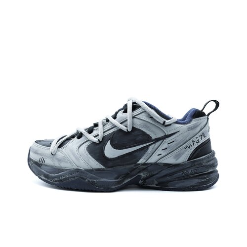 【定制球鞋】 Nike Air Monarch 4 恋爱守恒 黑灰蓝 415445-102