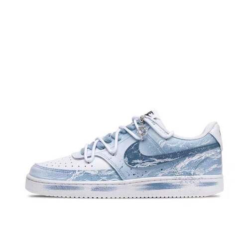 【定制球鞋】 Nike Court Vision 1 板鞋   海浪轻语  DH2987-101