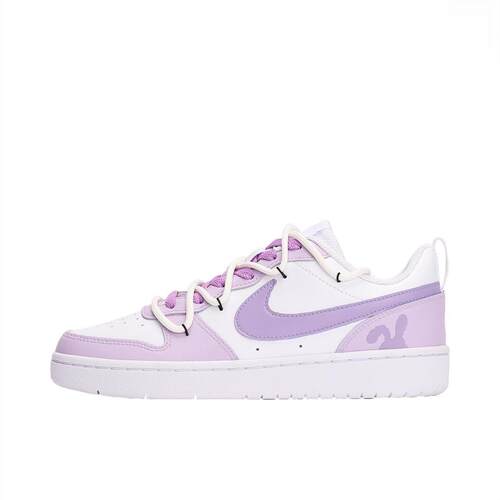 【定制球鞋】Nike Court Borough   紫色兔子白紫 BQ5448-100