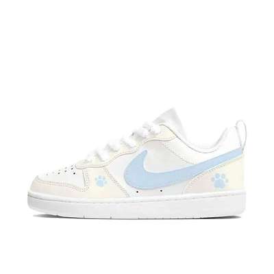 【定制球鞋】 Nike Court Borough 板鞋 海盐喵爪  BQ5448-100