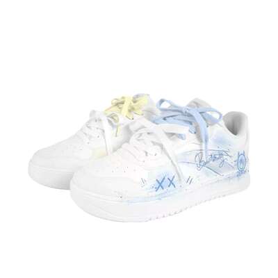 【定制球鞋】 安踏 板鞋  鸳鸯款/恶魔/黄色/蓝色 922418001Q-2