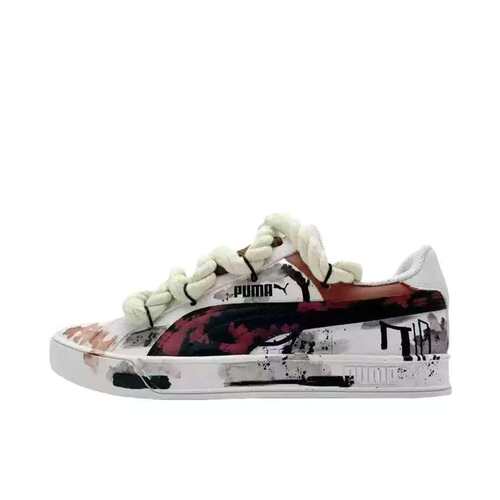 【定制球鞋】Puma/彪马 Smash Vulc Classic 板鞋 墨烟 359622-05