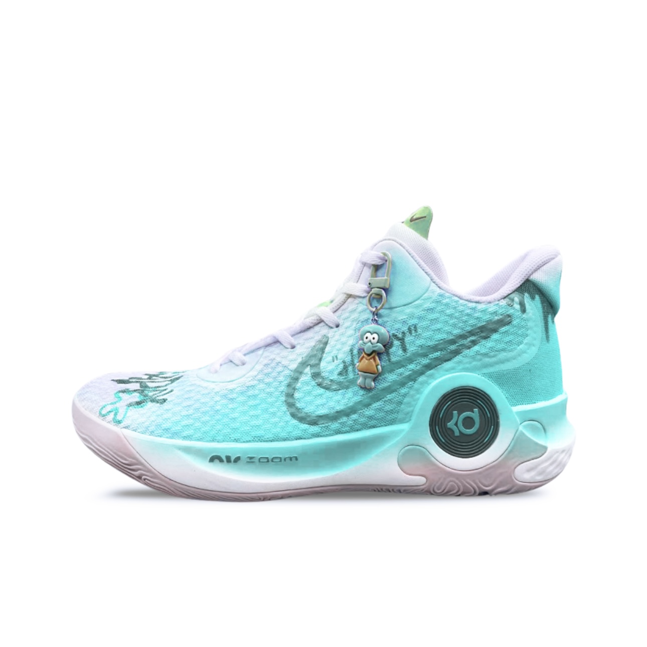 【定制球鞋】Nike KD Trey 5 IX 海洋系列 哀伤章鱼 绿DJ6922-100