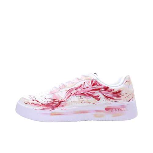 【定制球鞋】 李宁 浮舟 板鞋  赤牙白帆 AGCS419-1