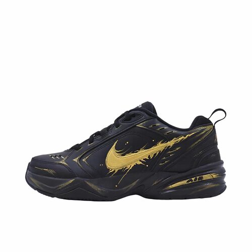 【定制球鞋】 Nike Air Monarch 4运动休闲鞋 黑金限定415445-001