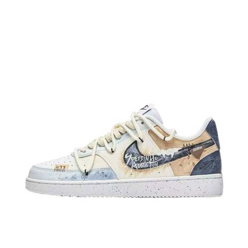 【定制球鞋】 Nike Court Vision 1 板鞋   向前Ⅱ DH2987-101