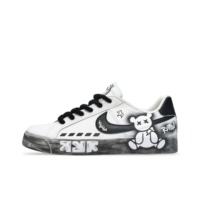 【定制球鞋】Nike Court Royale 塔兔 BaoLi痞熊 黑白 BQ4222-103