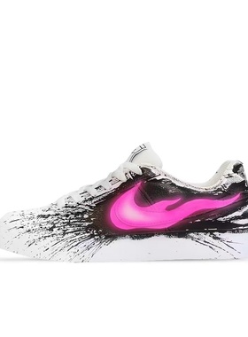 【定制球鞋】Nike Court Royale毒液粉 BQ4222-103