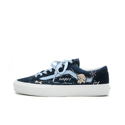 【定制球鞋】Vans/范斯 藏蓝 Active  快乐小狗VN0A3DZ3RFL